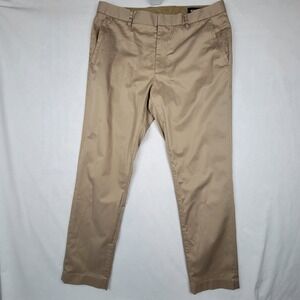 Bonobos Pants Men 34x30 Brown Straight Leg Weekday Warrior Thursday Chino Khaki